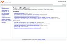 Tablet Screenshot of cheapssls.simplekb.com